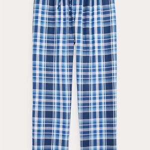 Polo Ralph Lauren Blue Plaid Pajama Pants